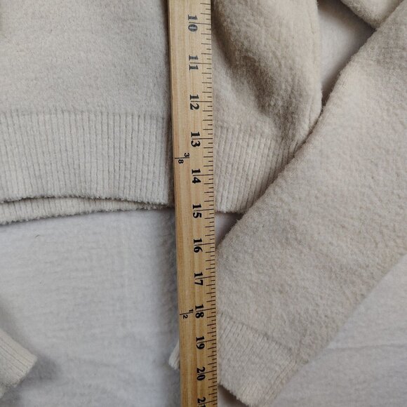 Zara Cropped Hooded Sweater Womens Small - Picture 8 of 8